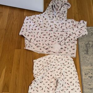 Beach Riot Floral Matching Set, Sz MED like NEW